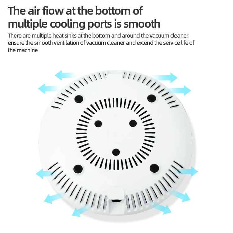 Cooling location of nail dust