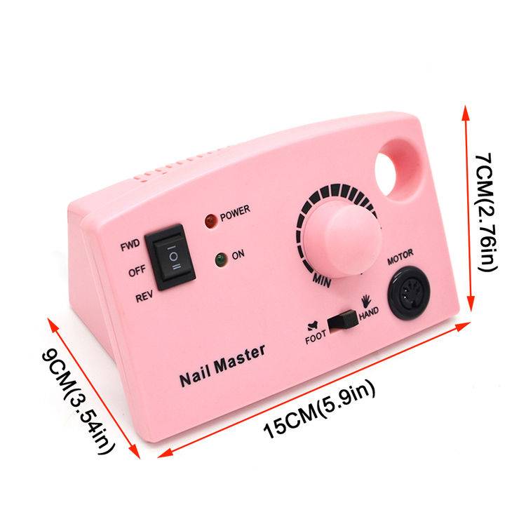 nail drill size